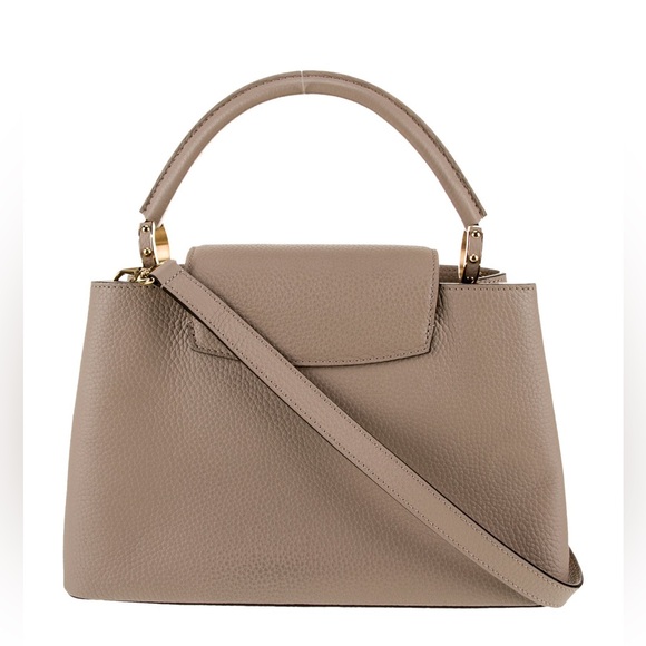 Louis Vuitton LV Monogram Authentic Capucines MM Galet Handbag Retail $7,700 - Picture 8 of 16